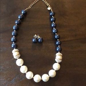 Matching earrings and necklace